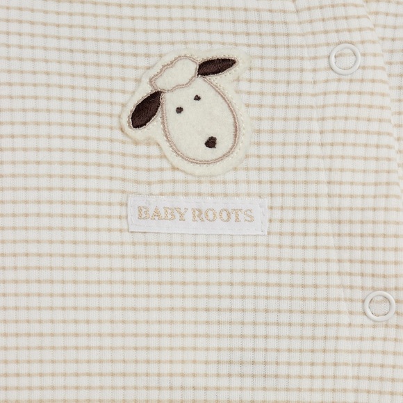 ROOTS BABY LAMB STRIPE SLEEPER - Picture 3 of 3